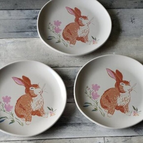 NWT - (set of 35) Threshold Bunny Rabbit Dessert/Salad Plate - Picture 1 of 2